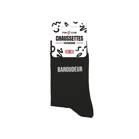 CHAUSSETTES NOIRES BAROUDEUR HOMME
