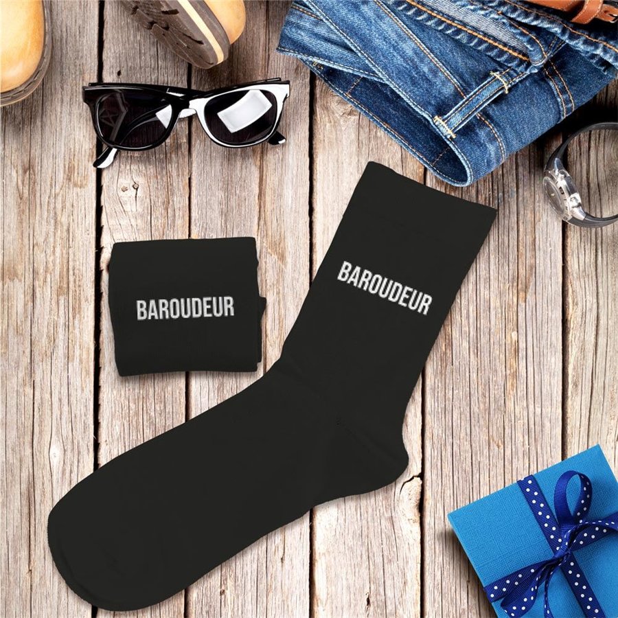 CHAUSSETTES NOIRES BAROUDEUR HOMME
