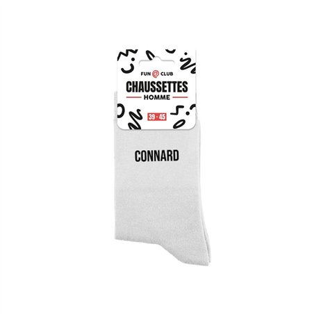 CHAUSSETTES BLANCHES CONNARD HOMME