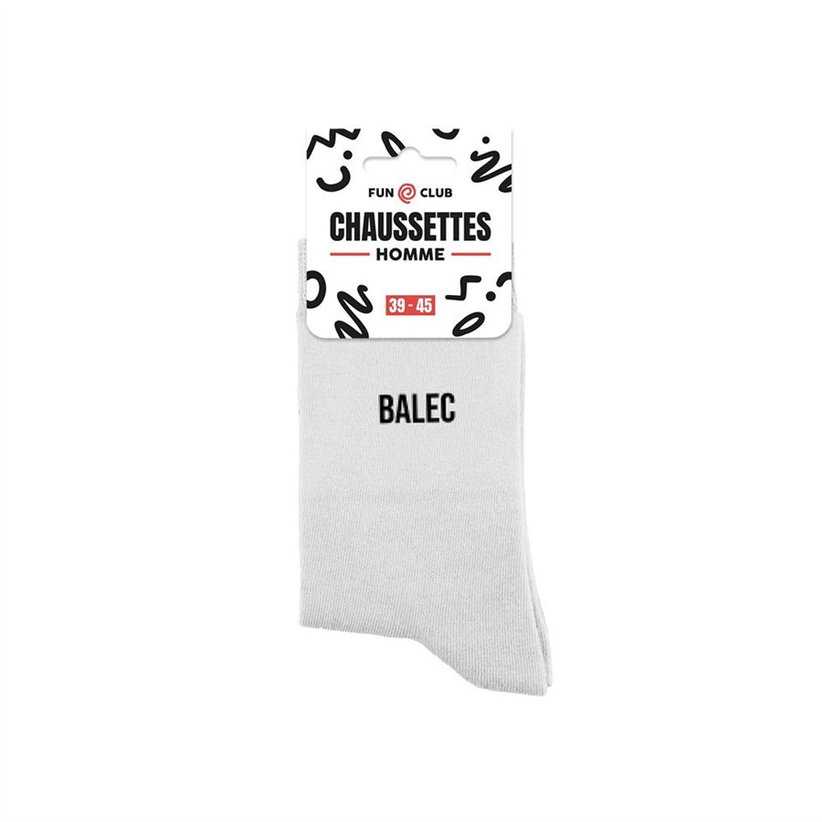 CHAUSSETTES BLANCHES BALEC HOMME  