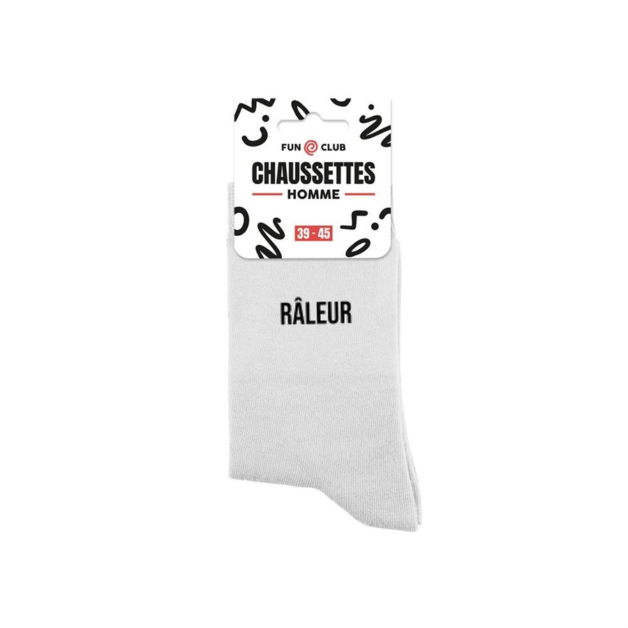 CHAUSSETTES BLANCHES RALEUR HOMME  
