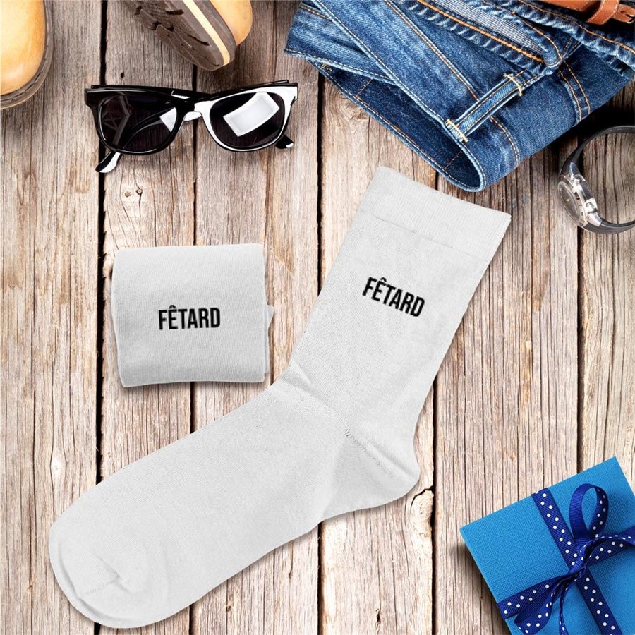 CHAUSSETTES BLANCHES FETARD HOMME  