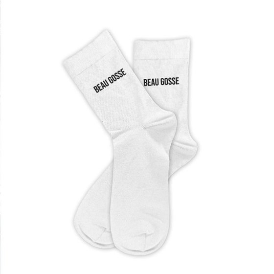 CHAUSSETTES BLANCHES BEAU GOSSE HOMME
