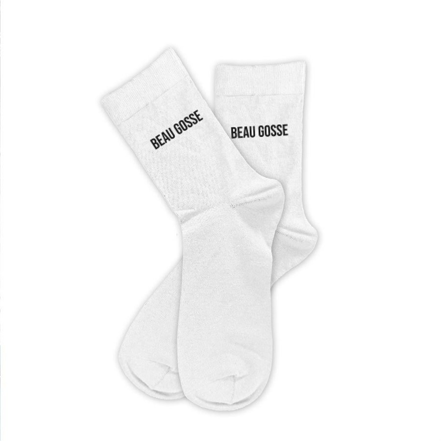 CHAUSSETTES BLANCHES BEAU GOSSE HOMME
