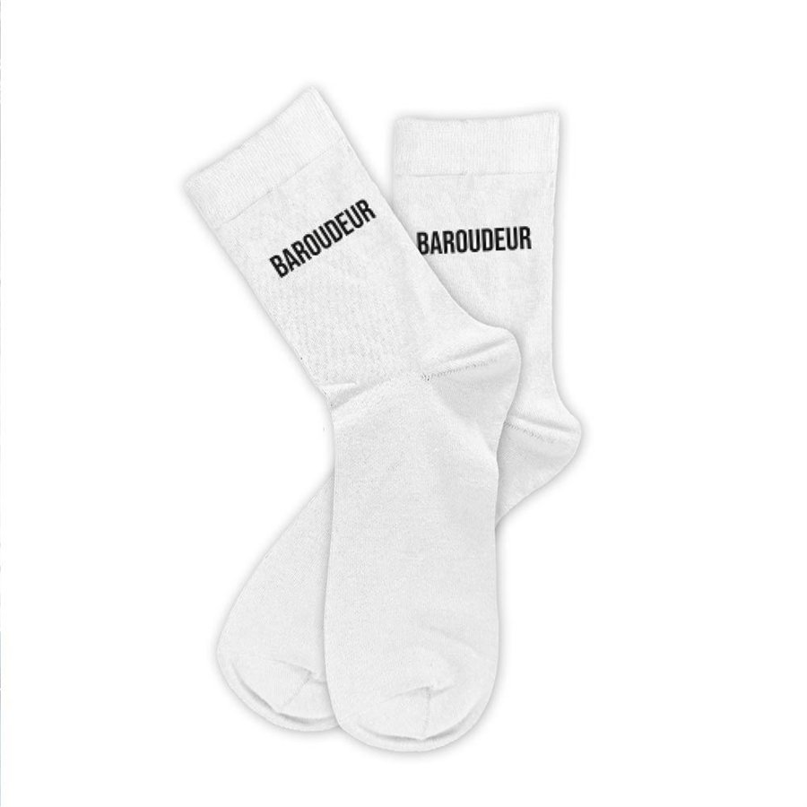 CHAUSSETTES BLANCHES BAROUDEUR HOMME
