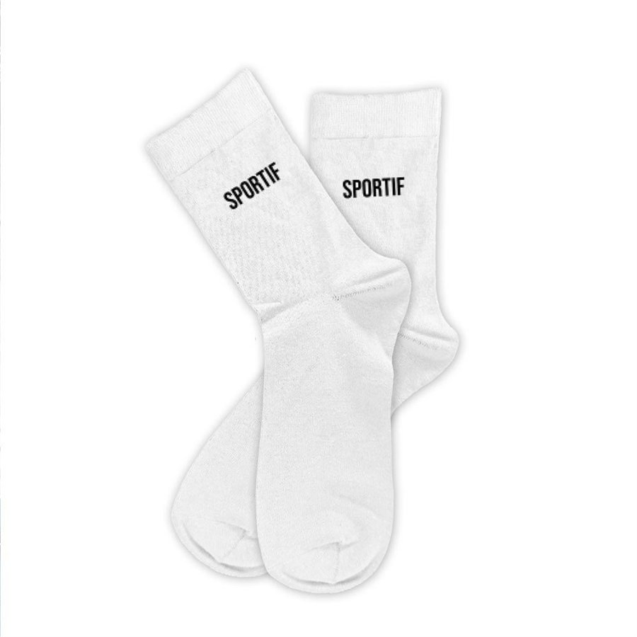 CHAUSSETTES BLANCHES SPORTIF HOMME
