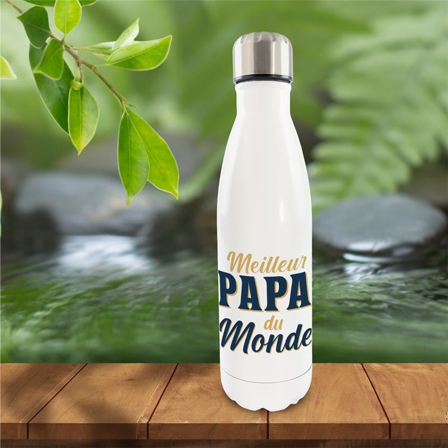 GOURDE ISOTHERME MEILLEUR PAPA DU MONDE