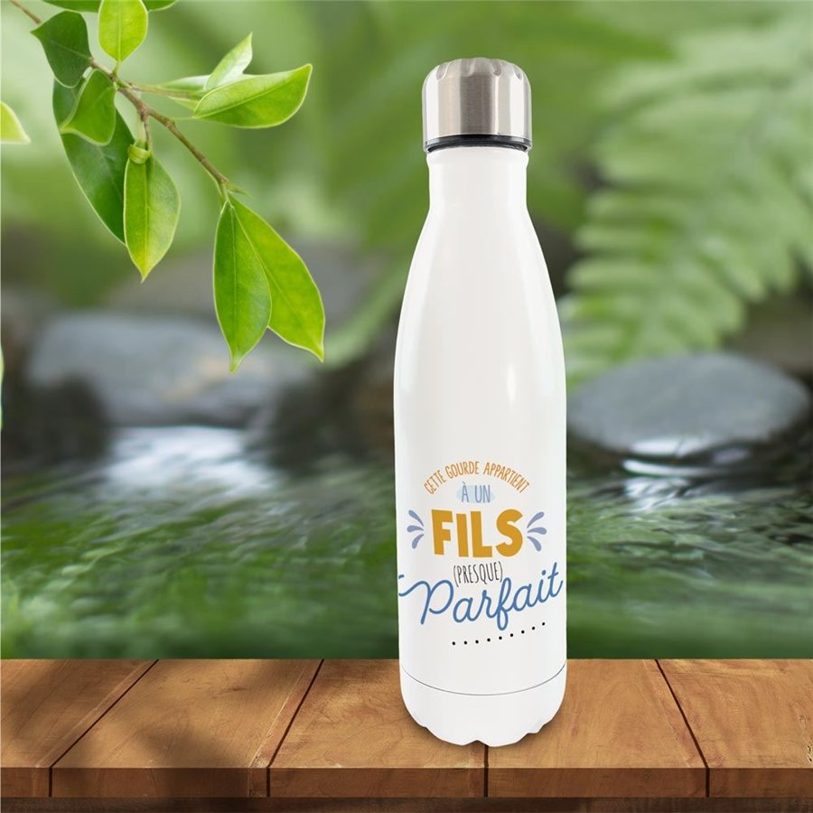 GOURDE ISOTHERME FILS PRESQUE PARFAIT