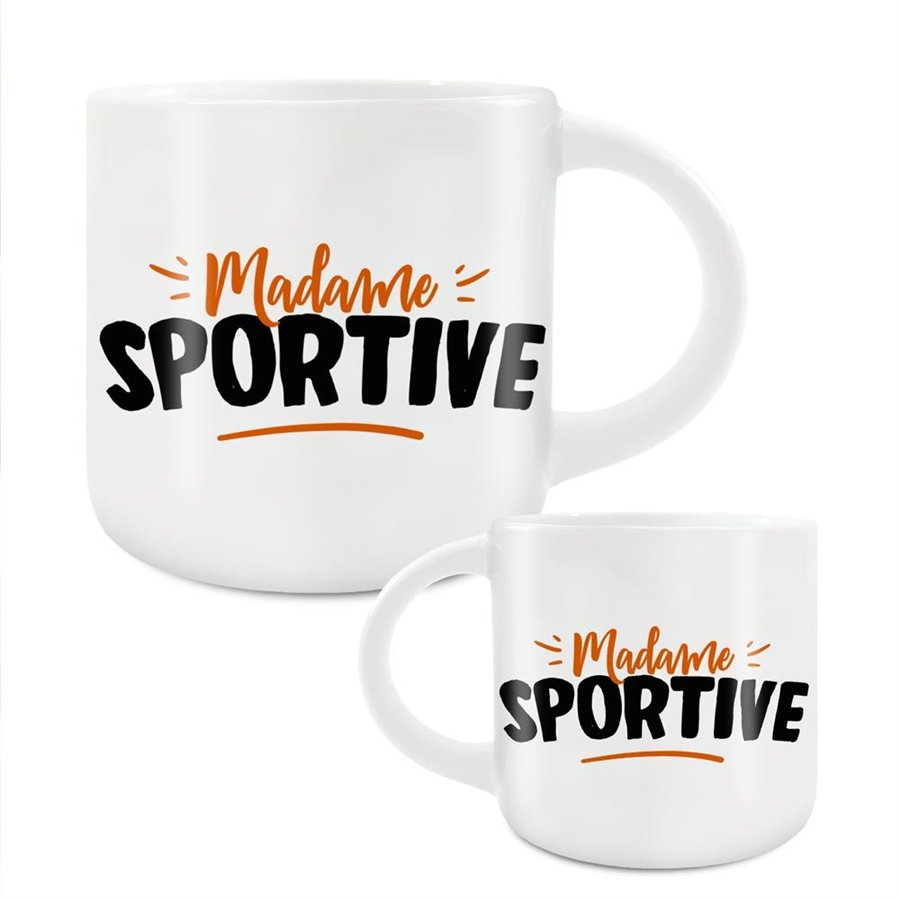 GRAND MUG MADAME SPORTIVE