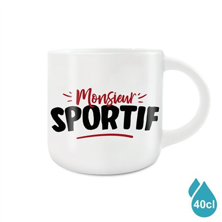 GRAND MUG MONSIEUR SPORTIF
