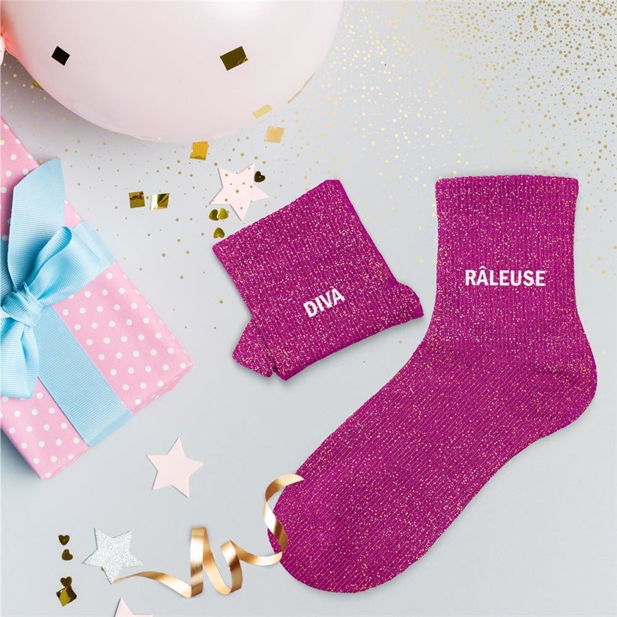 CHAUSSETTES PAILLETTES DUO DIVA RÂLEUSE