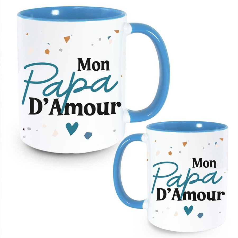 MUG BLEU MON PAPA D AMOUR