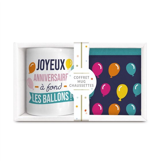 COFFRET MUG CHAUSSETTES ANNIV HOMME